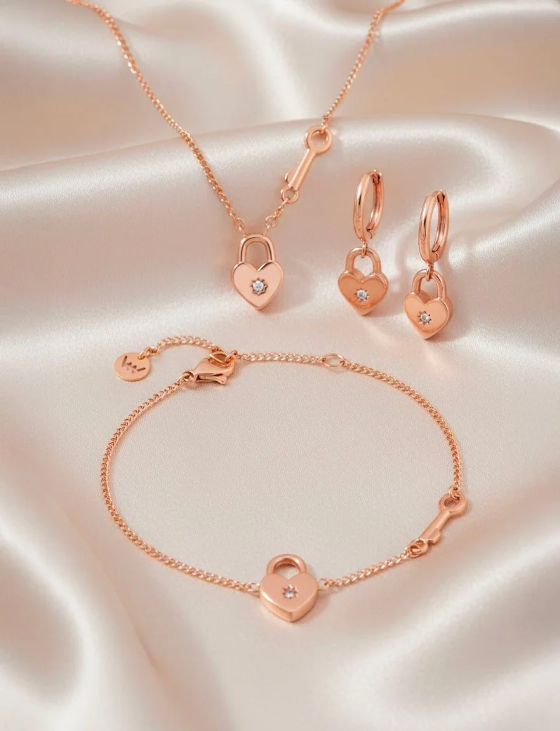 Nyaklánc Zibella Rose Gold