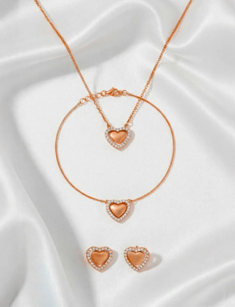 Fülbevaló Lunira Rose Gold