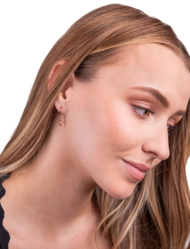 Fülbevaló Staria Rose Gold