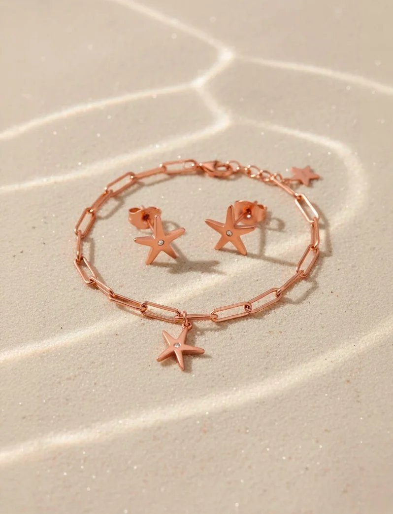 Karkötő Nyxa Rose Gold