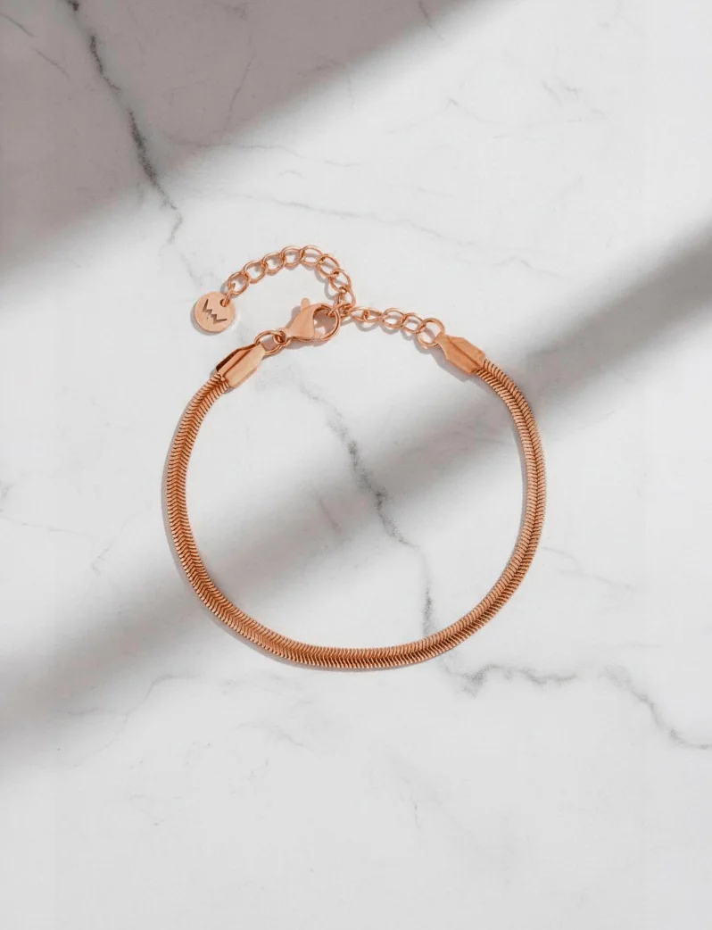 Karkötő Evoa Rose Gold