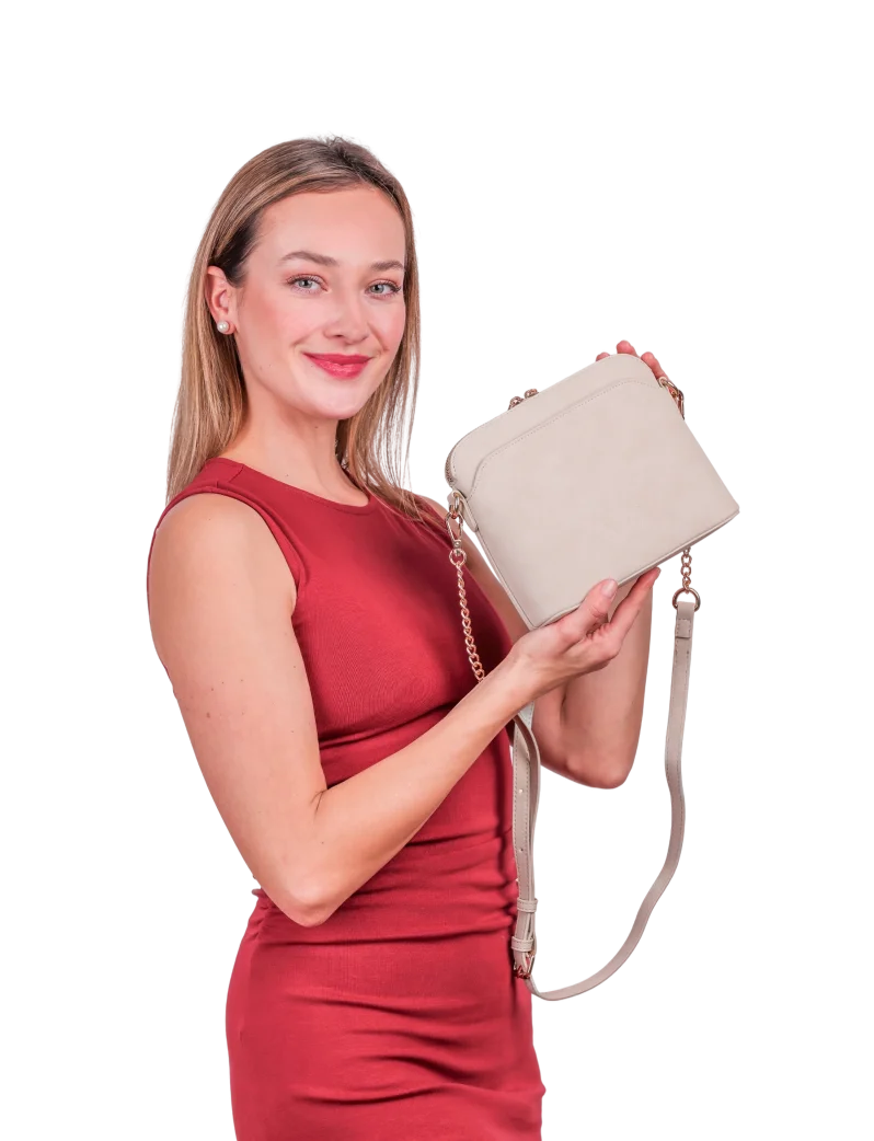 Fossy Mini Suede Creme