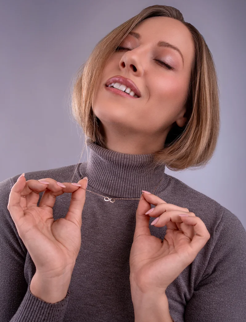 Nyaklánc Enso Rose Gold