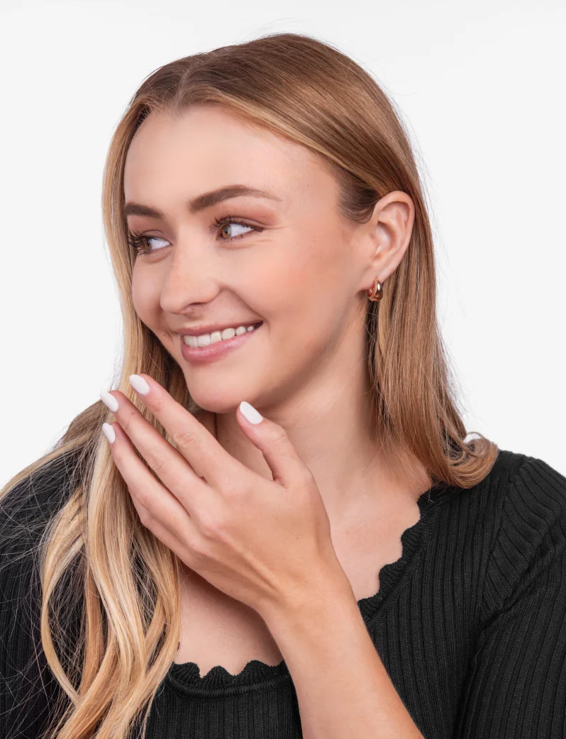 Fülbevaló Ringela Rose Gold