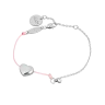 Karkötő Shiny Heart Pink