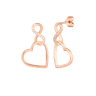Fülbevaló Resita Rose Gold